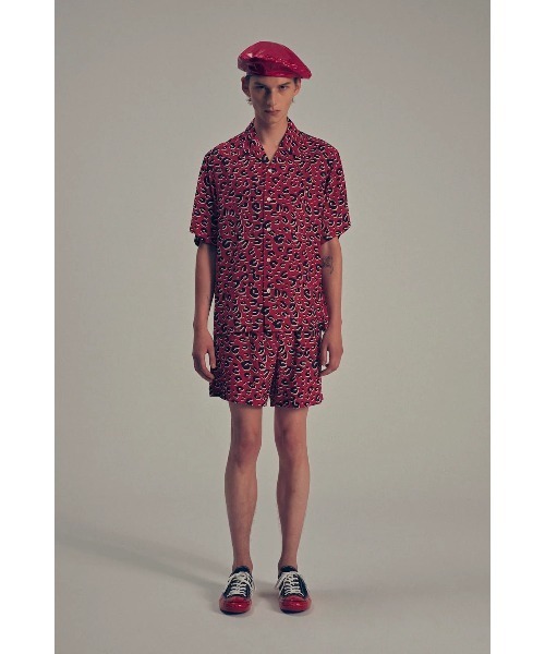 【新品】ソロイスト hawaiian shirt.(leopard）【46】 hawaiian shirt.(leopard)（シャツ/ブラウス