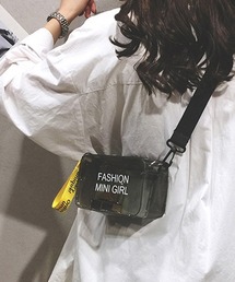 c.u.l | クリアバッグ レタリングデザイン ショルダーバッグ cula1122(ショルダーバッグ)