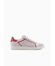 【EMPORIO ARMANI】EA7 メッシュ スニーカー イーグルロゴ EMPORIO ARMANI EA7（エンポリオアルマーニイーエーセブン）の