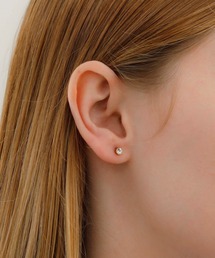 JewCas（ジュアキャス）の「【金属アレルギー対応ノットアレプラス】ガラスストーンcolor stone miniステンレスピアス[NOP0111]（ピアス（両耳用））」