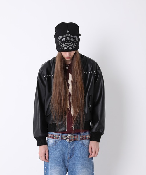 STUDDED BOMBER JACKET（MA-1）｜AFB（エーエフビー）のファッション