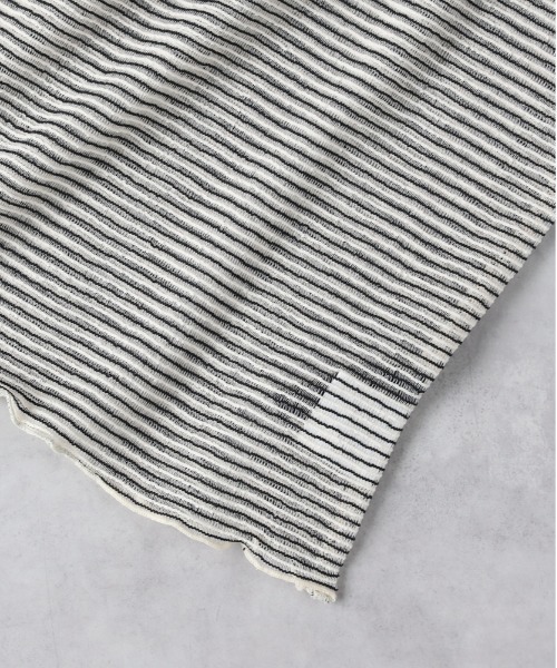 HONEYSUCKLE ROSE（ハニーサックルローズ）の「【HONEYSUCKLE ROSE】シアーボーダーレイヤード（アンサンブル・レディース・ブラック/オフホワイト/ベージュ・M/L）」の9枚目の写真