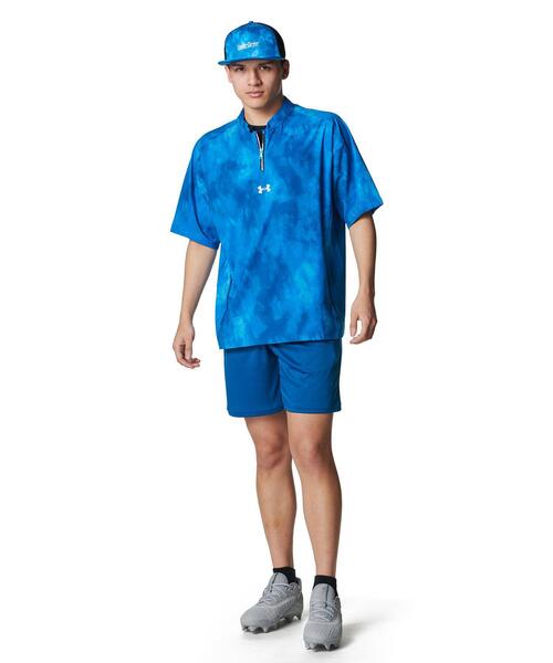 UNDER ARMOUR(アンダーアーマー)の「UAヤード ノベルティ ケージ ジャケット(ベースボール/メンズ)(その他アウター・メンズ・ブルー系・2XL/L/M/3XL/XL/S)」の3枚目の写真