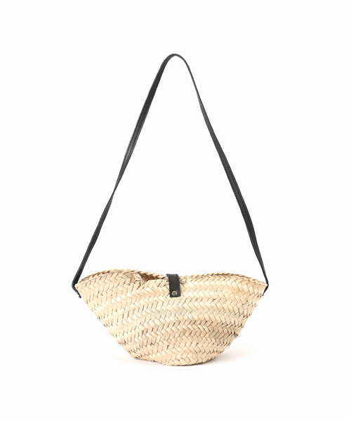 バッグ KECH LeS ESSENTIELS RAFFIA LEATHER FLAP KECH LeS ESSENTIELS RAFFIA LEATHER FLAP - メルカリ