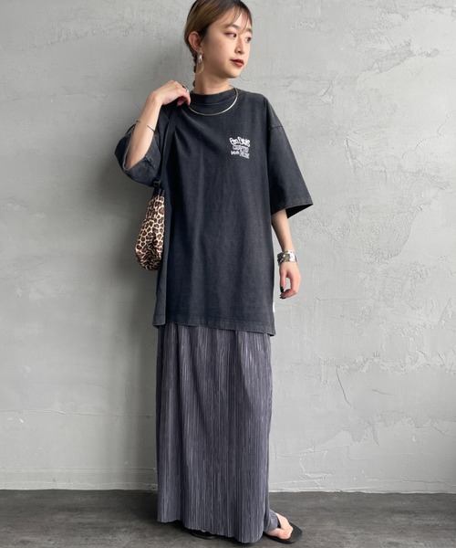 BEN DAVIS（ベンデイビス）の「[BEN DAVIS/ベンデイビス] FRUITS バックプリント ヴィンテージライクTシャツ（Tシャツ/カットソー・レディース・ブラック/カーキ・M/L/XL）」の3枚目の写真