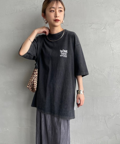 BEN DAVIS（ベンデイビス）の「[BEN DAVIS/ベンデイビス] FRUITS バックプリント ヴィンテージライクTシャツ（Tシャツ/カットソー・レディース・ブラック/カーキ・M/L/XL）」の13枚目の写真