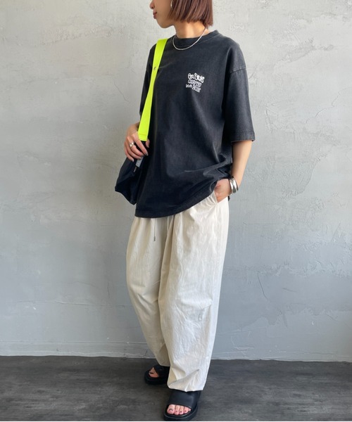 BEN DAVIS（ベンデイビス）の「[BEN DAVIS/ベンデイビス] FRUITS バックプリント ヴィンテージライクTシャツ（Tシャツ/カットソー・レディース・ブラック/カーキ・M/L/XL）」の5枚目の写真