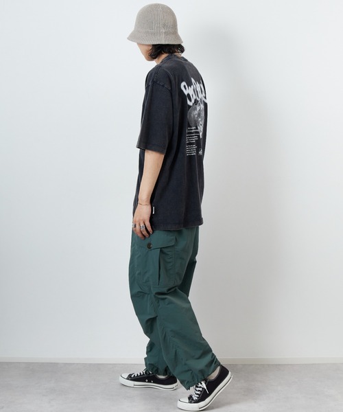 BEN DAVIS（ベンデイビス）の「[BEN DAVIS/ベンデイビス] FRUITS バックプリント ヴィンテージライクTシャツ（Tシャツ/カットソー・レディース・ブラック/カーキ・M/L/XL）」の21枚目の写真