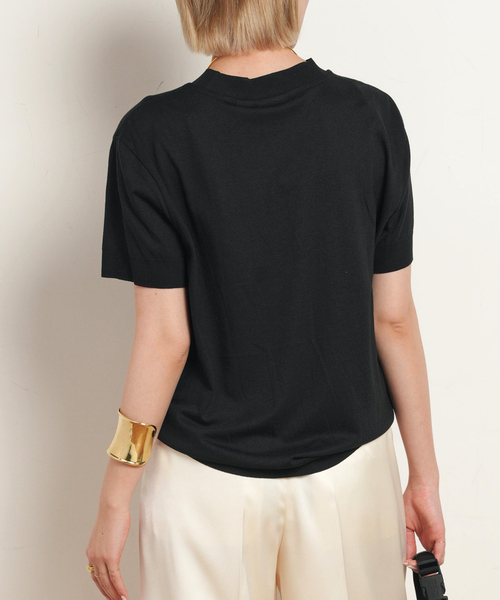 AP STUDIO(エーピーストゥディオ)の「【Calvin Klein / カルバン クライン】Knit Mock neck Tee(ニット/セーター・レディース・ホワイト/ブラック・FREE)」の17枚目の写真