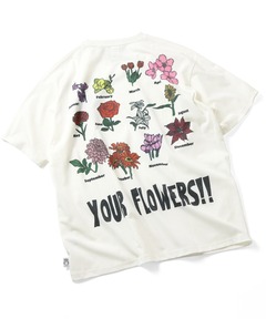 5.8oz T/Cドライyour flowers Tee