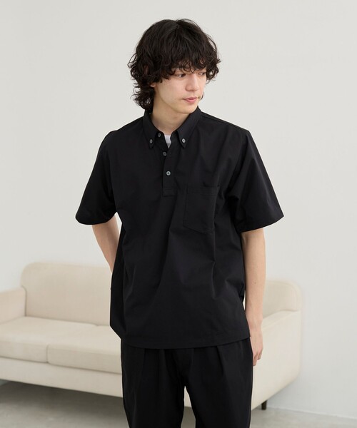 coen（コーエン）の「極楽DRYストレッチポロシャツ　吸水速乾機能付き（ポロシャツ・メンズ・ブラック/ネイビー・S/M/L/XL）」の16枚目の写真