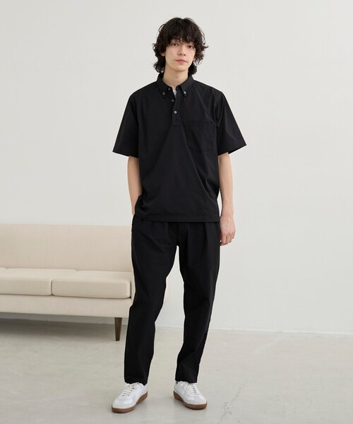 coen（コーエン）の「極楽DRYストレッチポロシャツ　吸水速乾機能付き（ポロシャツ・メンズ・ブラック/ネイビー・S/M/L/XL）」の17枚目の写真