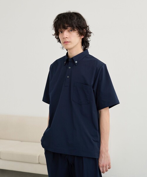 coen（コーエン）の「極楽DRYストレッチポロシャツ　吸水速乾機能付き（ポロシャツ・メンズ・ブラック/ネイビー・S/M/L/XL）」の19枚目の写真