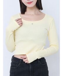 スムースクルーネックロンT