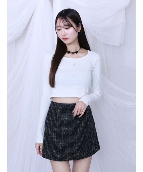 EATME（イートミー）の「スムースクルーネックロンT（Tシャツ/カットソー・レディース・オフホワイト/イエロー/ブルー/ブラック・FREE）」の5枚目の写真