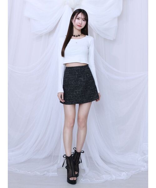 EATME（イートミー）の「スムースクルーネックロンT（Tシャツ/カットソー・レディース・オフホワイト/イエロー/ブルー/ブラック・FREE）」の6枚目の写真