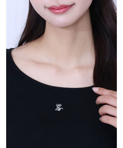 EATME（イートミー）の「スムースクルーネックロンT（Tシャツ/カットソー・レディース・オフホワイト/イエロー/ブルー/ブラック・FREE）」の10枚目の写真