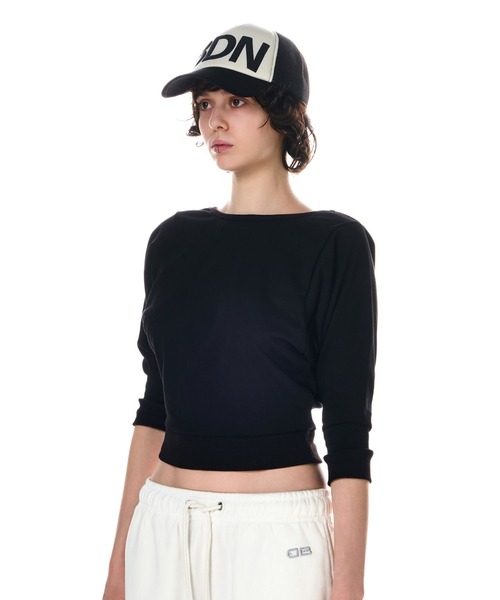 BEEDEN（ビーデン）の「BACK OPEN LOOSE SLEEVE TOPS（スウェット・レディース・グレー/ホワイト/ブラック・FREE）」の14枚目の写真