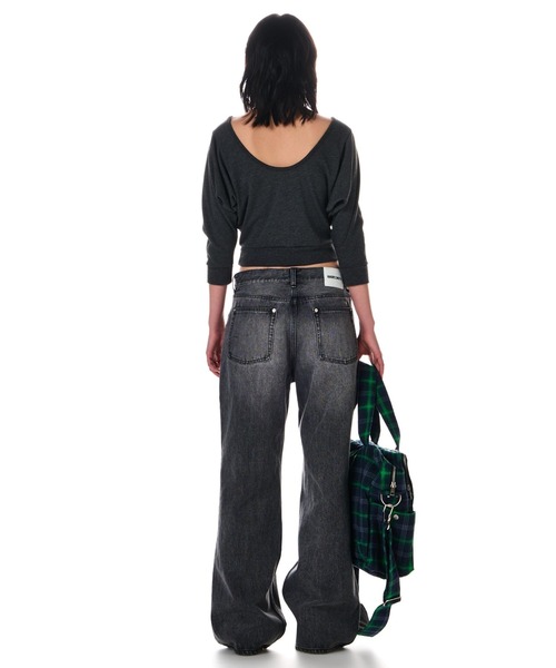 BACK OPEN LOOSE SLEEVE TOPS（スウェット）｜BEEDEN（ビーデン）の