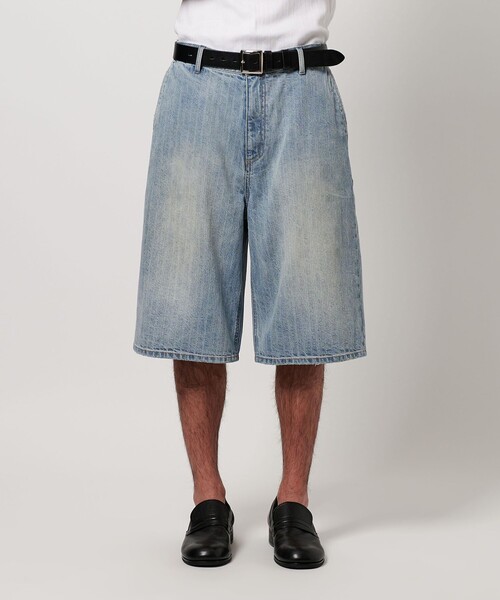 Americanino デニム バギー ショーツ dead stock 11.5oz デニム バギーショーツ | 11.5oz DENIM BAGGY SHORTS