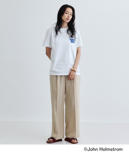 GALLEST（ギャレスト）の「【GOOD ROCK SPEED×JOHN HOLMSTROM】KLOFF！ BIFF！ Tシャツ（Tシャツ/カットソー・レディース・ホワイト・38）」の7枚目の写真