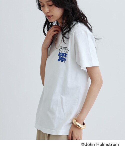 GALLEST（ギャレスト）の「【GOOD ROCK SPEED×JOHN HOLMSTROM】KLOFF！ BIFF！ Tシャツ（Tシャツ/カットソー・レディース・ホワイト・38）」の5枚目の写真