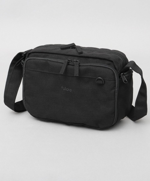 A.M.S.（エーエムエス）の「fulcro フルクロ 撥水 11ポケット ショルダーバッグ ガジェットリポーター ビジネスショルダー A5サイズ・カード収納対応 Explorerシリーズ（ショルダーバッグ・メンズ・ブラック・FREE）」の2枚目の写真