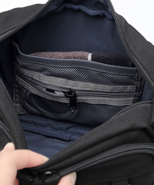 A.M.S.（エーエムエス）の「fulcro フルクロ 撥水 11ポケット ショルダーバッグ ガジェットリポーター ビジネスショルダー A5サイズ・カード収納対応 Explorerシリーズ（ショルダーバッグ・メンズ・ブラック・FREE）」の14枚目の写真