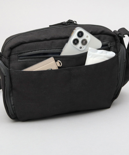 A.M.S.（エーエムエス）の「fulcro フルクロ 撥水 11ポケット ショルダーバッグ ガジェットリポーター ビジネスショルダー A5サイズ・カード収納対応 Explorerシリーズ（ショルダーバッグ・メンズ・ブラック・FREE）」の19枚目の写真