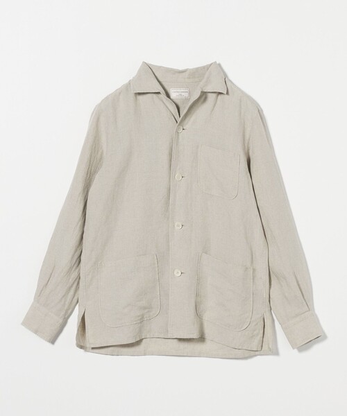 UNITED ARROWS（ユナイテッドアローズ）の「LIBECO リネン シャツジャケット（シャツ/ブラウス・メンズ・ナチュラル・S/M/L）」の3枚目の写真