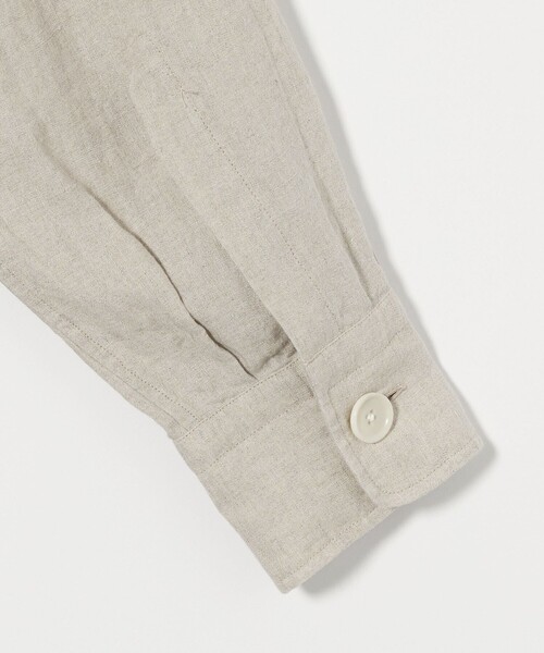 UNITED ARROWS（ユナイテッドアローズ）の「LIBECO リネン シャツジャケット（シャツ/ブラウス・メンズ・ナチュラル・S/M/L）」の5枚目の写真