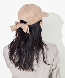 a.v.v（アーヴェヴェ）の「麻リボンキャップ（キャップ）」