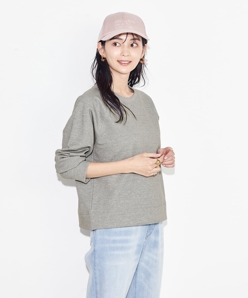 a.v.v(アーヴェヴェ)の「麻リボンキャップ(キャップ・レディース・ピンク/アイボリー/ベージュ・38)」の14枚目の写真