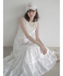 Jacquard tiered onepiece