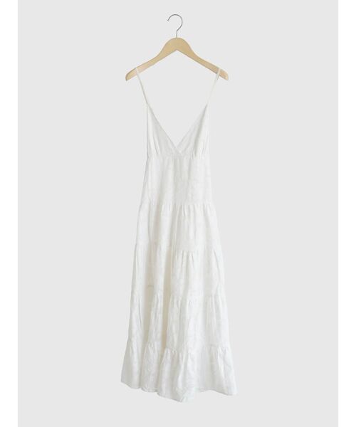 FIKA.（フィーカ）の「Jacquard tiered onepiece（ワンピース・レディース・アイボリー/ブラック・MEDIUM）」の15枚目の写真