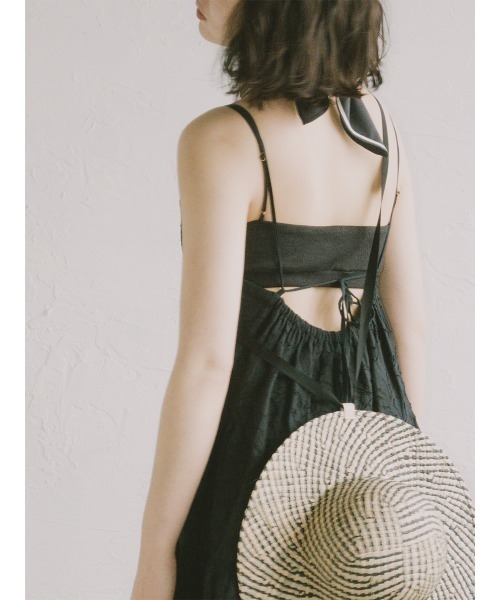 FIKA.（フィーカ）の「Jacquard tiered onepiece（ワンピース・レディース・アイボリー/ブラック・MEDIUM）」の12枚目の写真