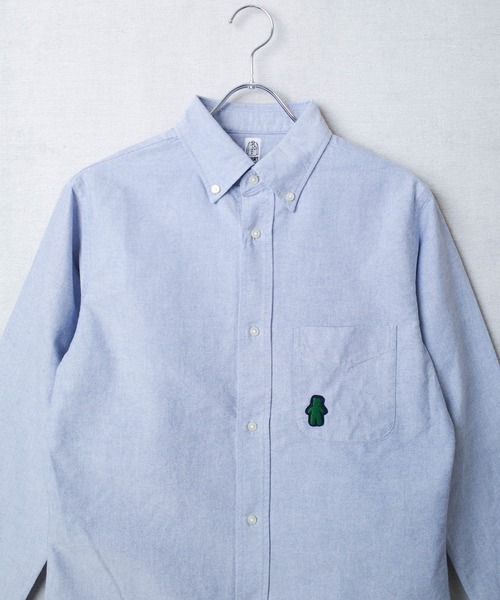 KATO`（カトー）の「【KATO'/カトー】USコットン オックスフォード ボタンダウンシャツ BS712081B（シャツ/ブラウス・メンズ・ホワイト/ネイビー・LARGE/MEDIUM/SMALL）」の3枚目の写真