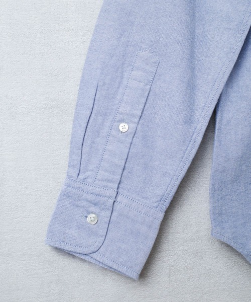 KATO`（カトー）の「【KATO'/カトー】USコットン オックスフォード ボタンダウンシャツ BS712081B（シャツ/ブラウス・メンズ・ホワイト/ネイビー・LARGE/MEDIUM/SMALL）」の11枚目の写真