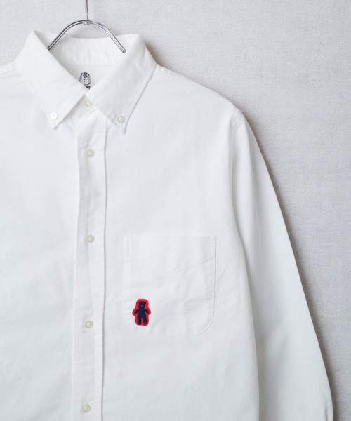 KATO`（カトー）の「【KATO'/カトー】USコットン オックスフォード ボタンダウンシャツ BS712081B（シャツ/ブラウス・メンズ・ホワイト/ネイビー・LARGE/MEDIUM/SMALL）」の19枚目の写真