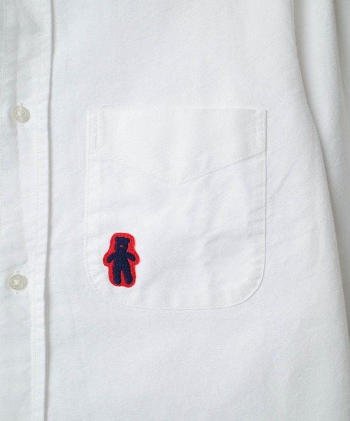 KATO`（カトー）の「【KATO'/カトー】USコットン オックスフォード ボタンダウンシャツ BS712081B（シャツ/ブラウス・メンズ・ホワイト/ネイビー・LARGE/MEDIUM/SMALL）」の20枚目の写真