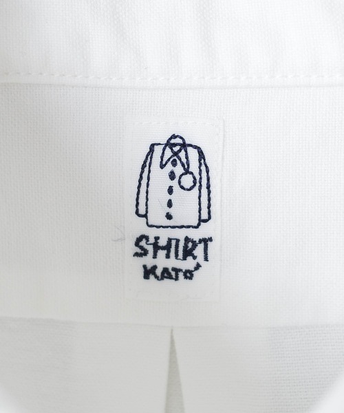 KATO`（カトー）の「【KATO'/カトー】USコットン オックスフォード ボタンダウンシャツ BS712081B（シャツ/ブラウス・メンズ・ホワイト/ネイビー・LARGE/MEDIUM/SMALL）」の22枚目の写真