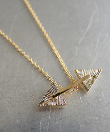 SCALA（スカラ）の「【SCALA/スカラ】アローネックレス/made in JAPAN（日本製）（ネックレス）」