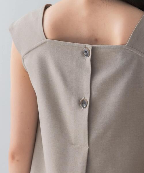 F by ROSSO（エフバイロッソ）の「『UR TECH DRYLUXE』F by ROSSO　フレンチブラウス+ワイドパンツ（セットアップ・レディース・ブラック/モカ/ベージュ・36/38）」の19枚目の写真