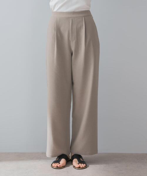 F by ROSSO（エフバイロッソ）の「『UR TECH DRYLUXE』F by ROSSO　フレンチブラウス+ワイドパンツ（セットアップ・レディース・ブラック/モカ/ベージュ・36/38）」の20枚目の写真