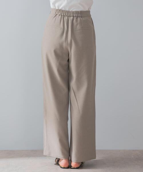 F by ROSSO（エフバイロッソ）の「『UR TECH DRYLUXE』F by ROSSO　フレンチブラウス+ワイドパンツ（セットアップ・レディース・ブラック/モカ/ベージュ・36/38）」の21枚目の写真