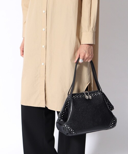 HIROKO HAYASHI（ヒロコハヤシ）の「VELENO（ヴェレーノ）ミニボストンバッグ（ボストンバッグ・レディース・ネイビー/ホワイト・00）」の9枚目の写真