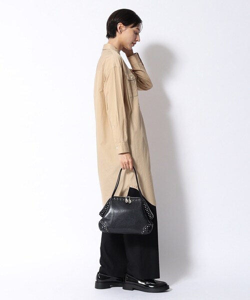 HIROKO HAYASHI（ヒロコハヤシ）の「VELENO（ヴェレーノ）ミニボストンバッグ（ボストンバッグ・レディース・ネイビー/ホワイト・00）」の6枚目の写真