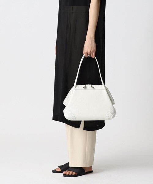 HIROKO HAYASHI（ヒロコハヤシ）の「VELENO（ヴェレーノ）ミニボストンバッグ（ボストンバッグ・レディース・ネイビー/ホワイト・00）」の5枚目の写真