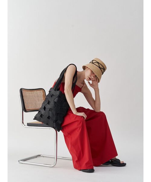 UN3D.（アンスリード）の「WAVE CODE HAT / ウェーブコードハット（ハット・レディース・ブラック/ベージュ・FREE）」の9枚目の写真