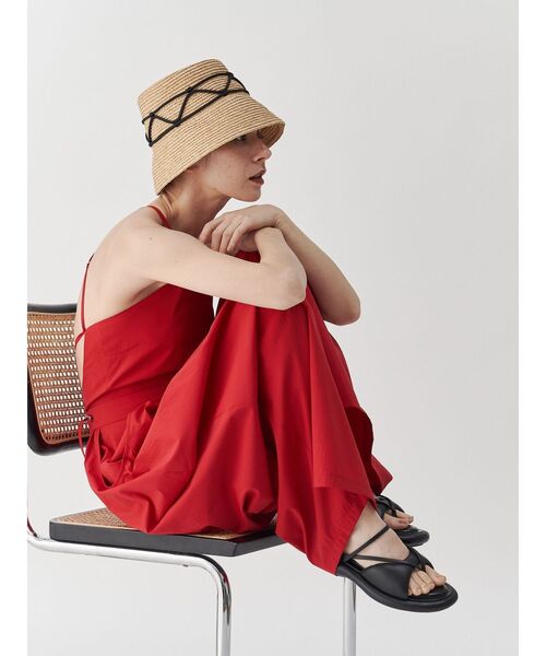 UN3D.（アンスリード）の「WAVE CODE HAT / ウェーブコードハット（ハット・レディース・ブラック/ベージュ・FREE）」の7枚目の写真